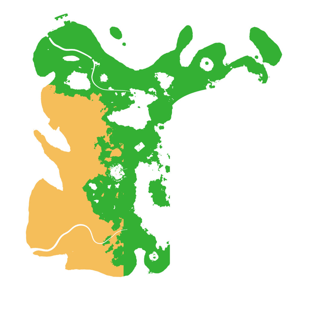 Biome Rust Map: Procedural Map, Size: 3500, Seed: 1881651751