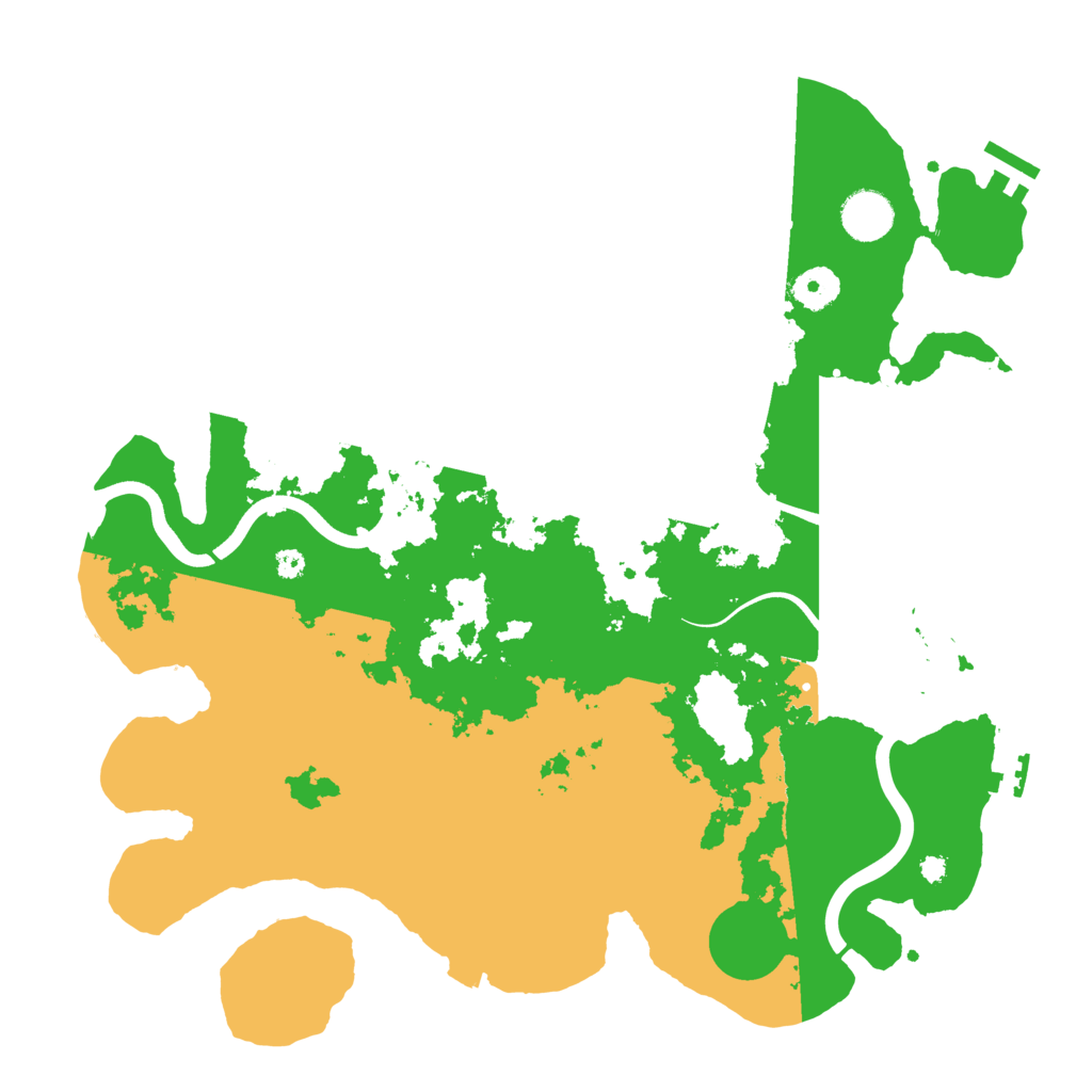 Biome Rust Map: Procedural Map, Size: 3750, Seed: 393685009