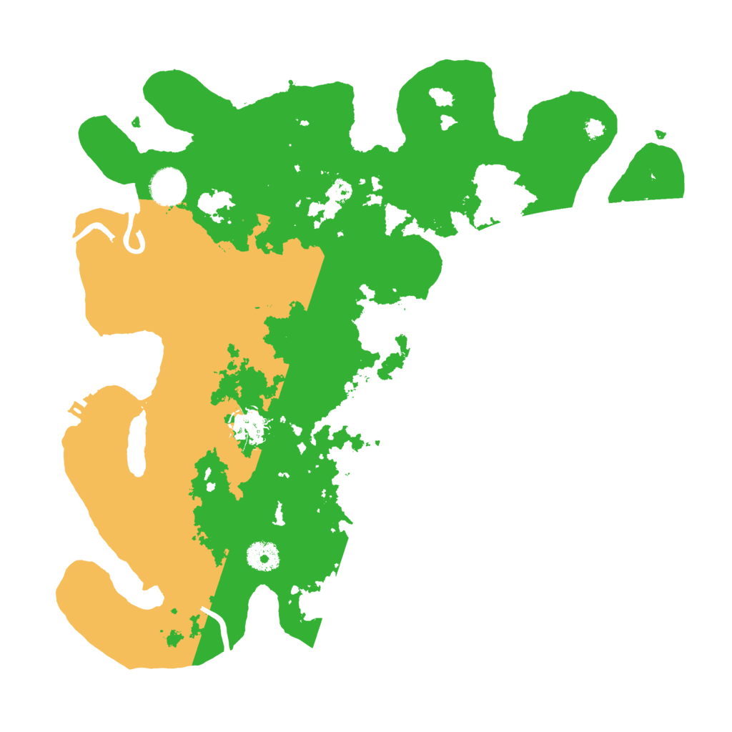 Biome Rust Map: Procedural Map, Size: 3500, Seed: 1224018427