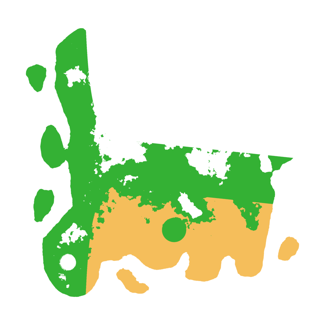 Biome Rust Map: Barren, Size: 3500, Seed: 634456