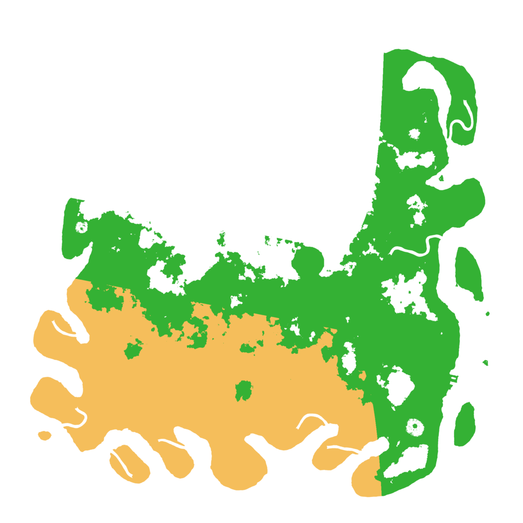 Biome Rust Map: Procedural Map, Size: 4500, Seed: 595985868