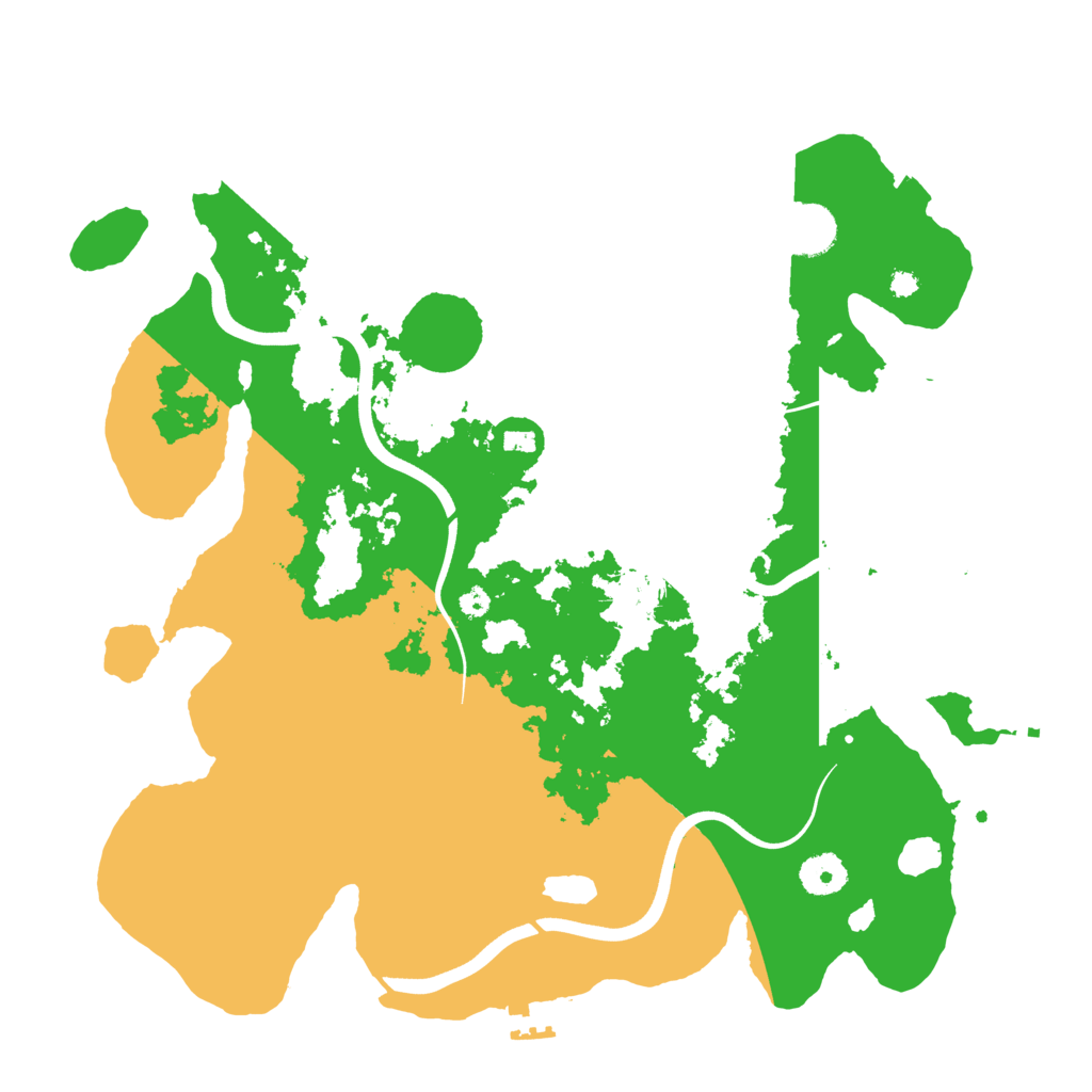 Biome Rust Map: Procedural Map, Size: 3700, Seed: 1338977518