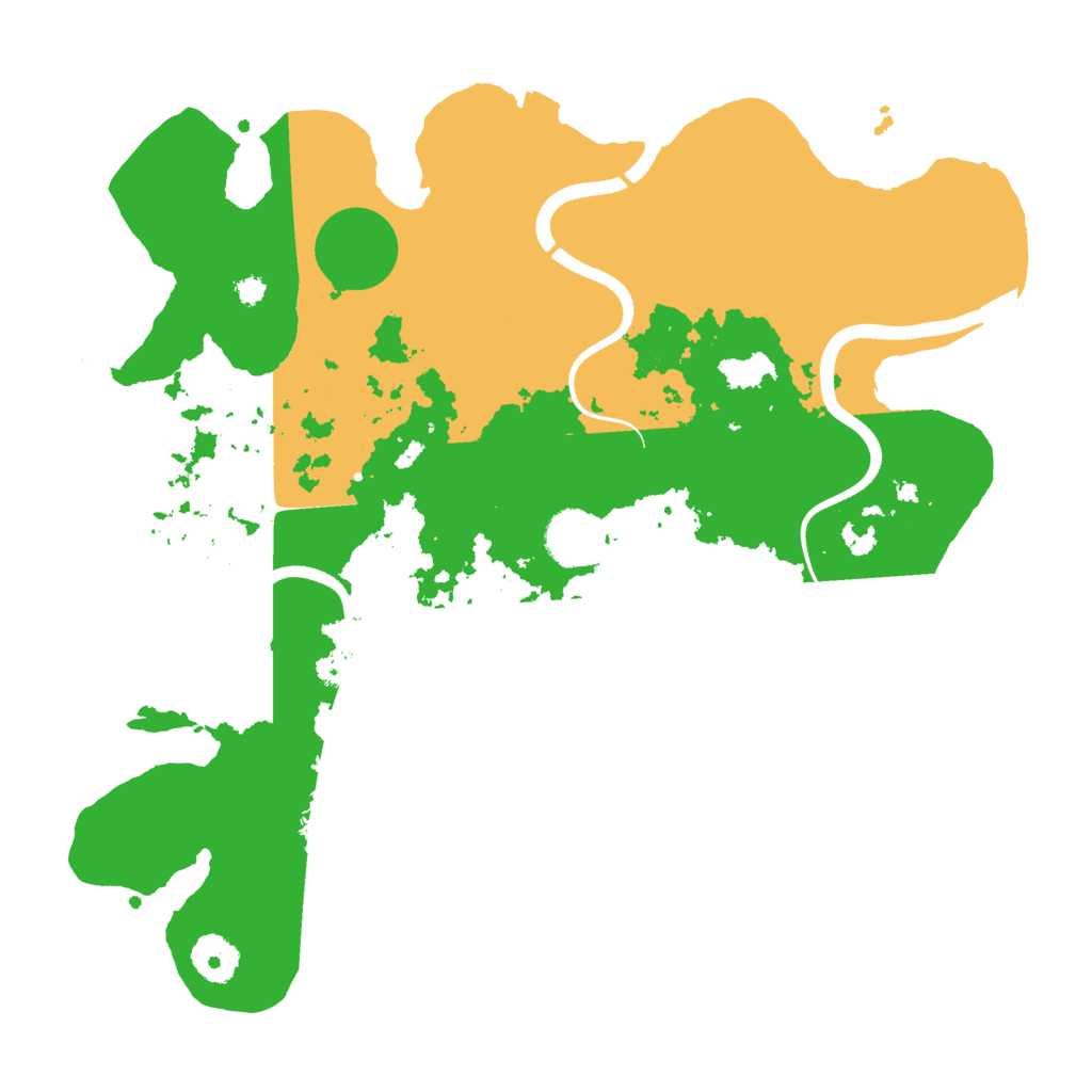 Biome Rust Map: Procedural Map, Size: 3500, Seed: 461418189