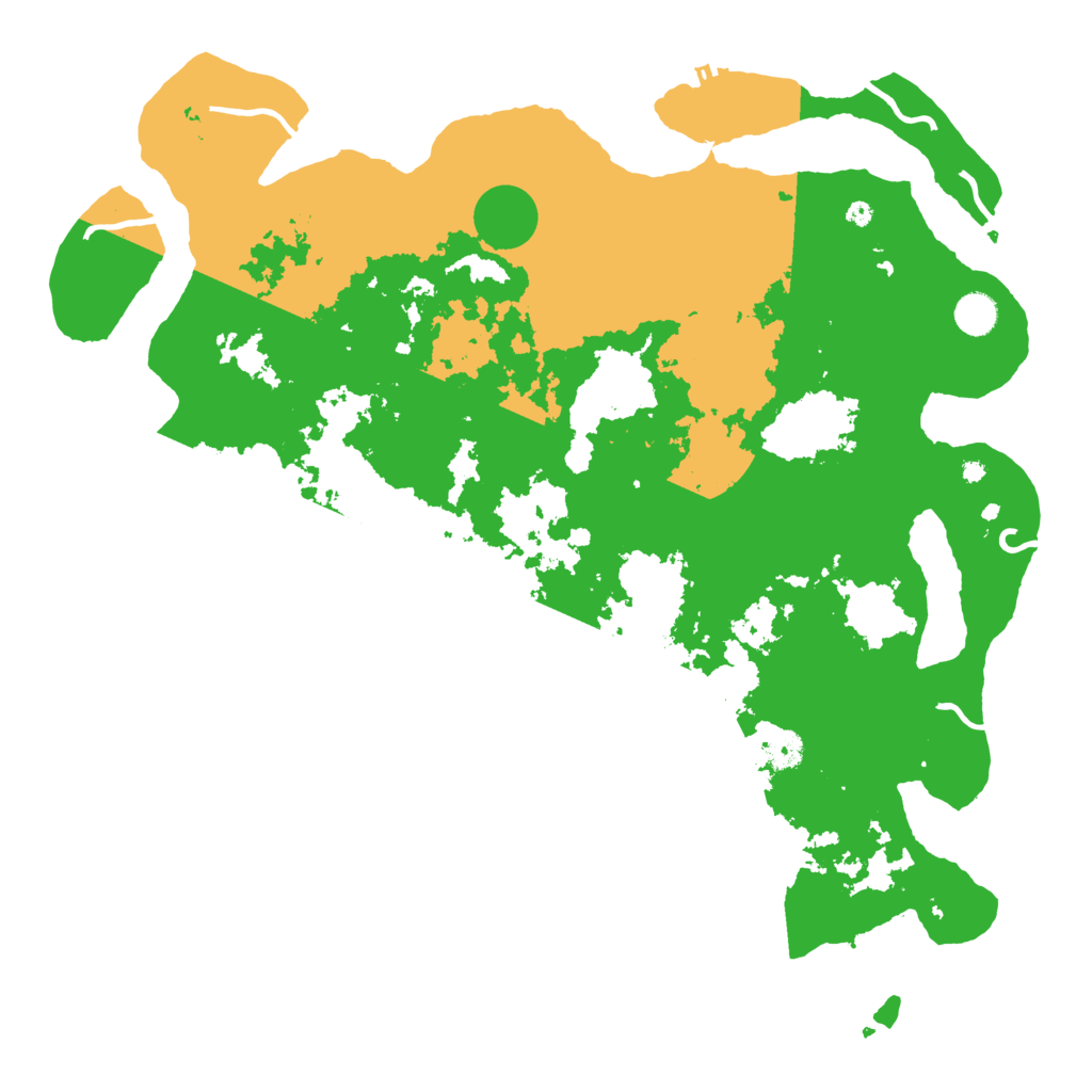 Biome Rust Map: Procedural Map, Size: 4500, Seed: 650056465
