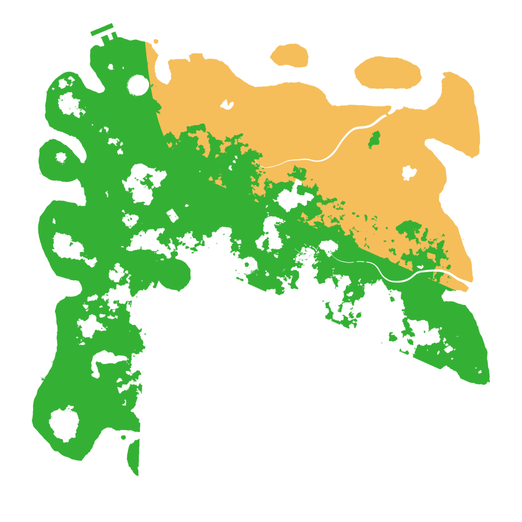 Biome Rust Map: Procedural Map, Size: 4500, Seed: 575001776
