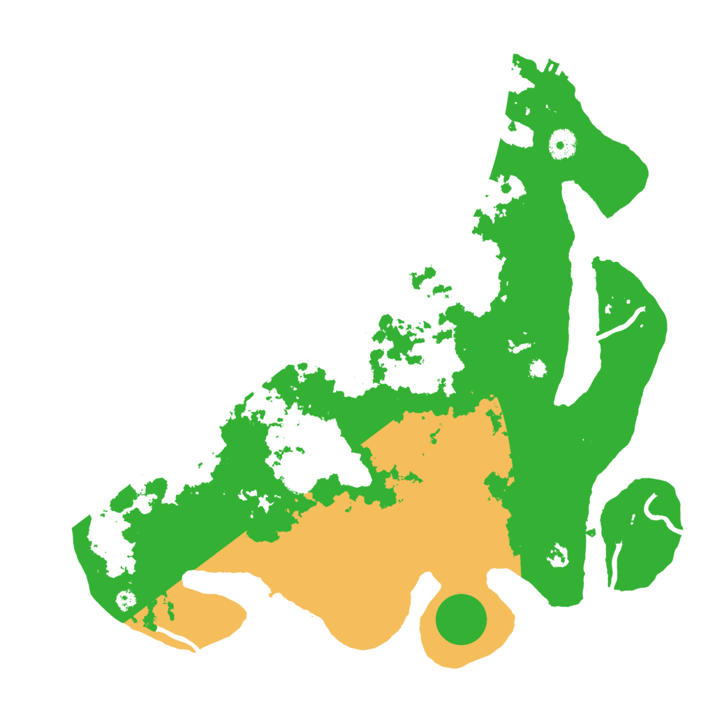 Biome Rust Map: Procedural Map, Size: 3700, Seed: 2085542562