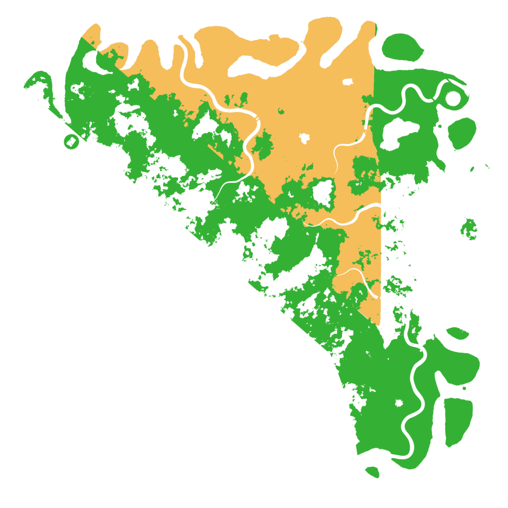 Biome Rust Map: Procedural Map, Size: 6000, Seed: 4156