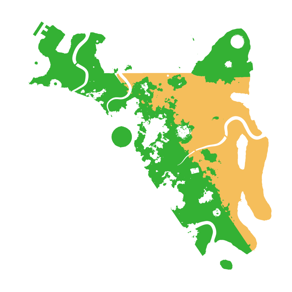 Biome Rust Map: Procedural Map, Size: 3800, Seed: 369877