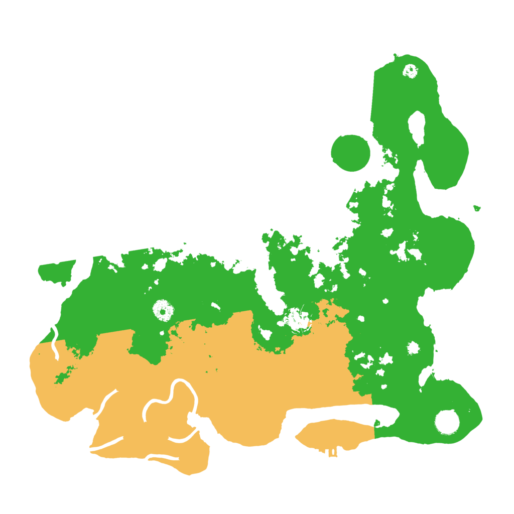 Biome Rust Map: Procedural Map, Size: 3700, Seed: 1172972443
