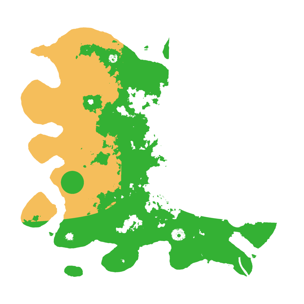 Biome Rust Map: Procedural Map, Size: 3500, Seed: 580659654
