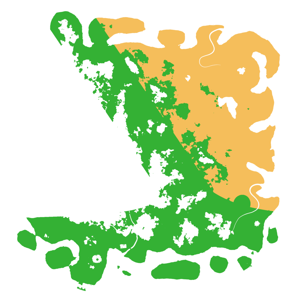 Biome Rust Map: Procedural Map, Size: 5000, Seed: 1462494480