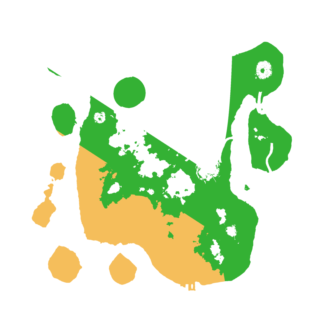 Biome Rust Map: Procedural Map, Size: 2800, Seed: 21617257