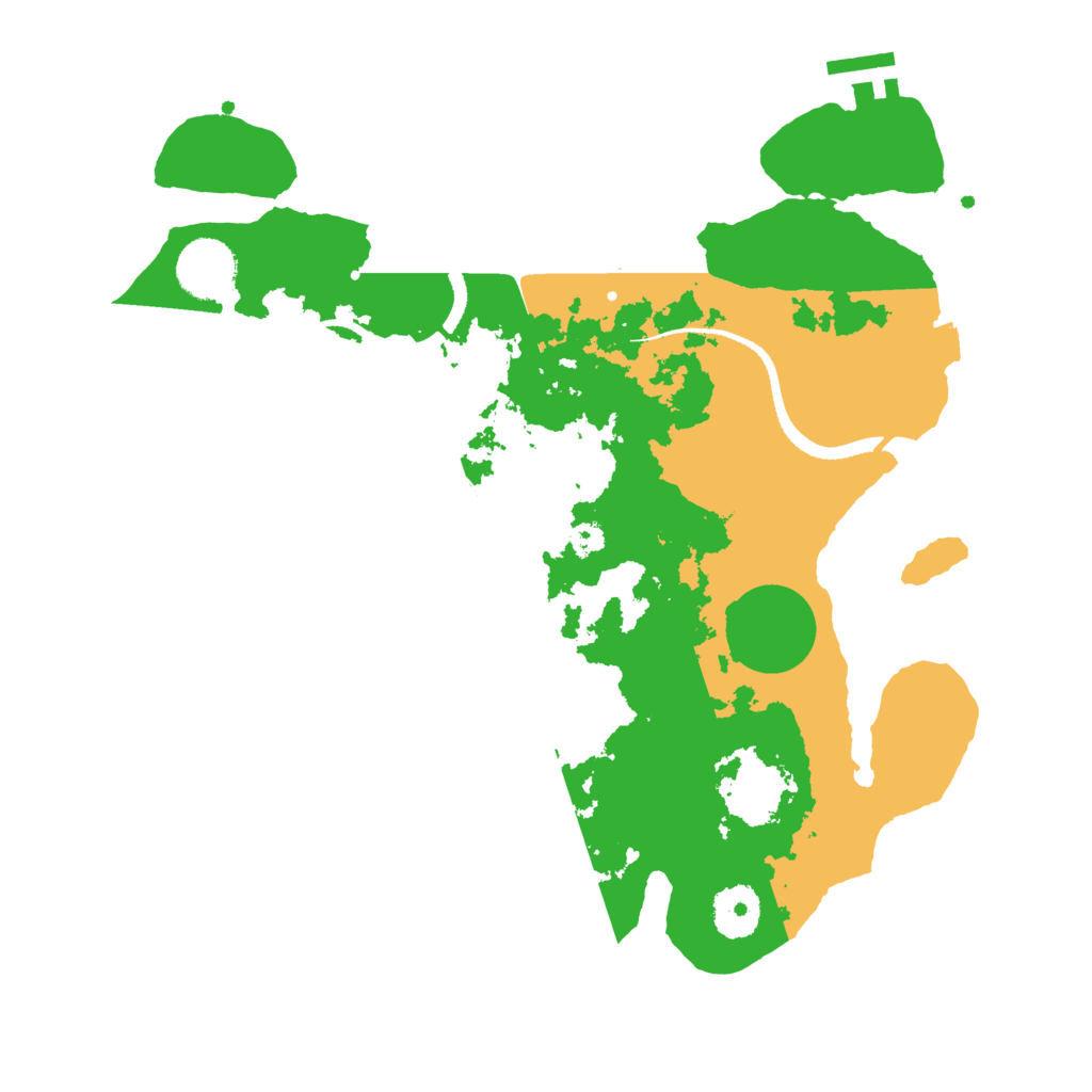 Biome Rust Map: Procedural Map, Size: 3250, Seed: 95