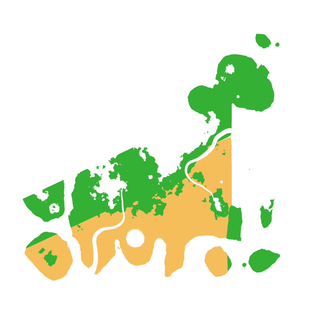 Biome Rust Map: Procedural Map, Size: 3000, Seed: 890938737