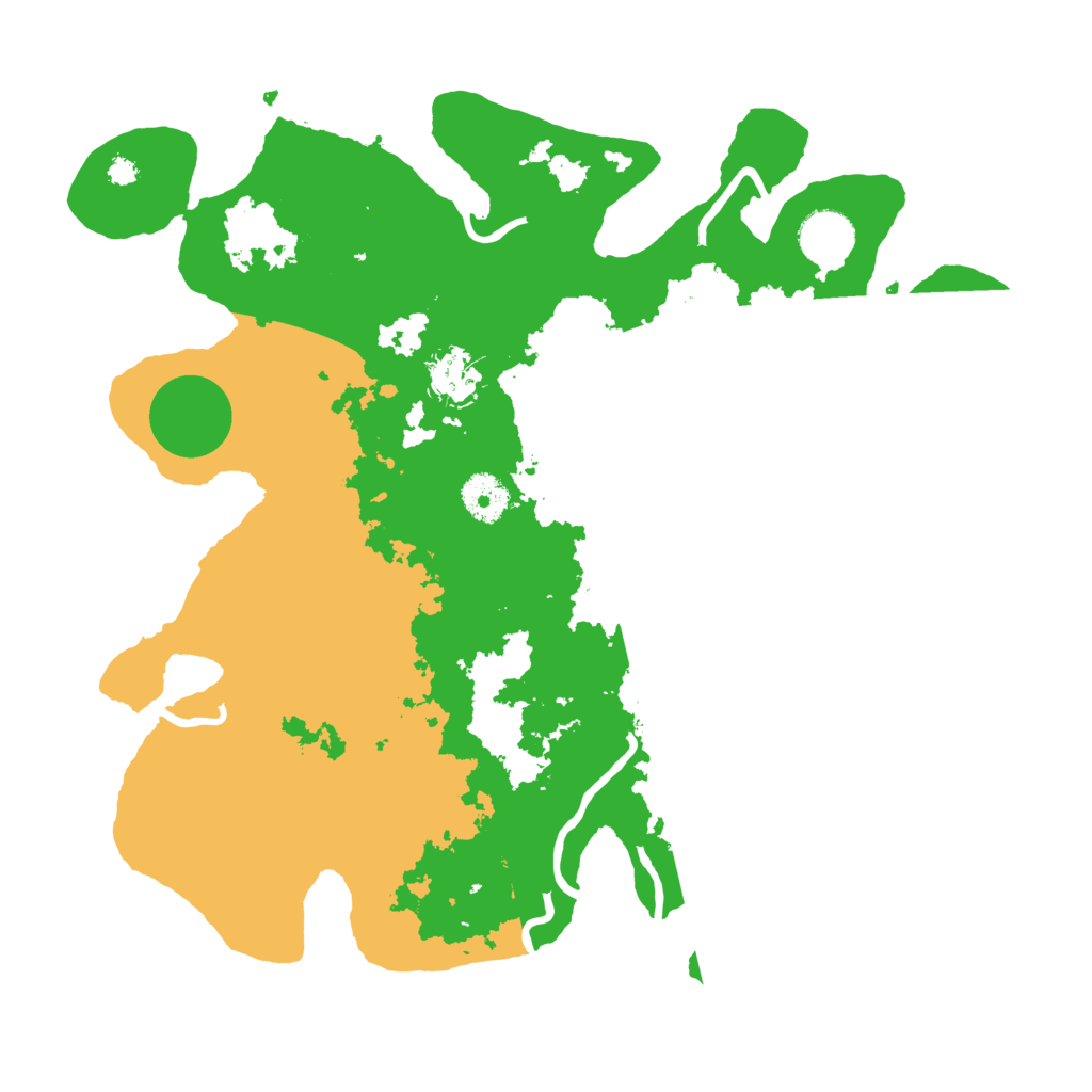 Biome Rust Map: Procedural Map, Size: 3500, Seed: 334642590