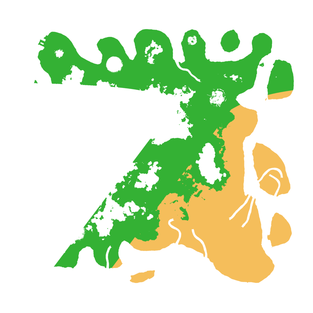 Biome Rust Map: Procedural Map, Size: 3500, Seed: 79861