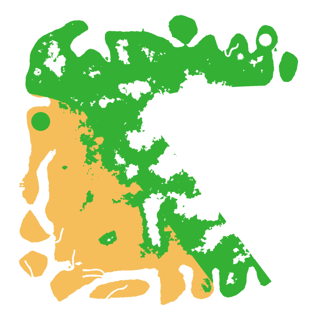 Biome Rust Map: Procedural Map, Size: 4500, Seed: 3435353