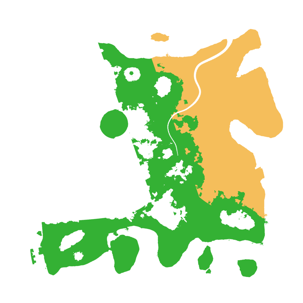 Biome Rust Map: Procedural Map, Size: 3000, Seed: 2025806765