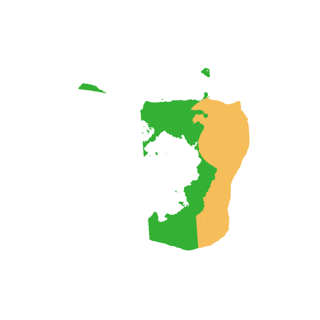 Biome Rust Map: Procedural Map, Size: 1750, Seed: 100