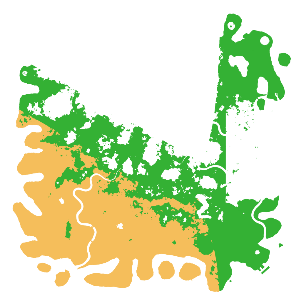 Biome Rust Map: Procedural Map, Size: 6000, Seed: 2535786