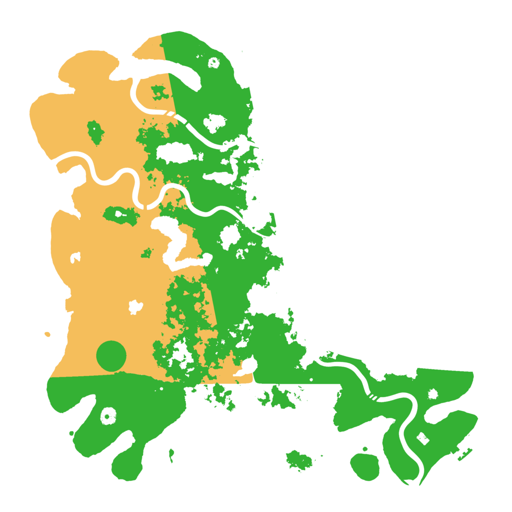 Biome Rust Map: Procedural Map, Size: 4500, Seed: 226