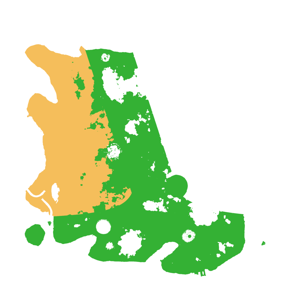 Biome Rust Map: Procedural Map, Size: 3600, Seed: 78940405