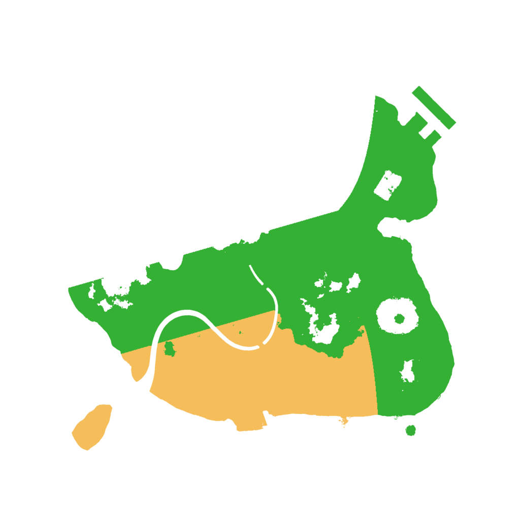 Biome Rust Map: Procedural Map, Size: 2000, Seed: 1401345