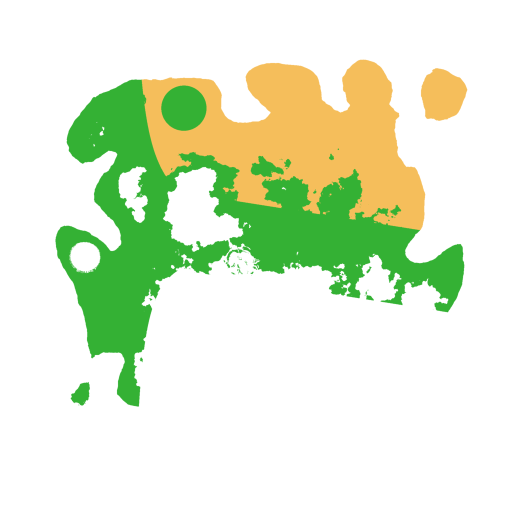 Biome Rust Map: Barren, Size: 3000, Seed: 55681