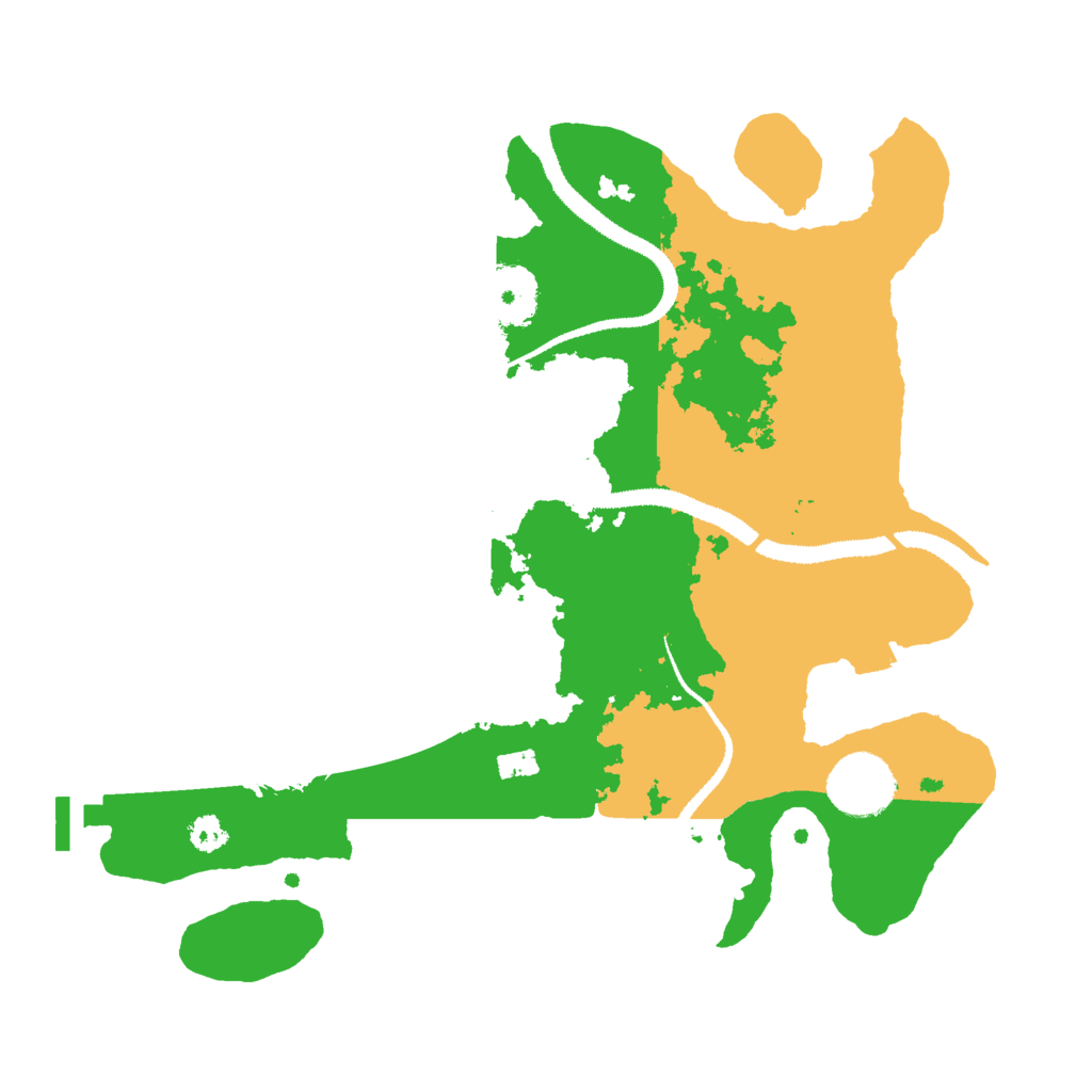 Biome Rust Map: Procedural Map, Size: 3000, Seed: 749893750
