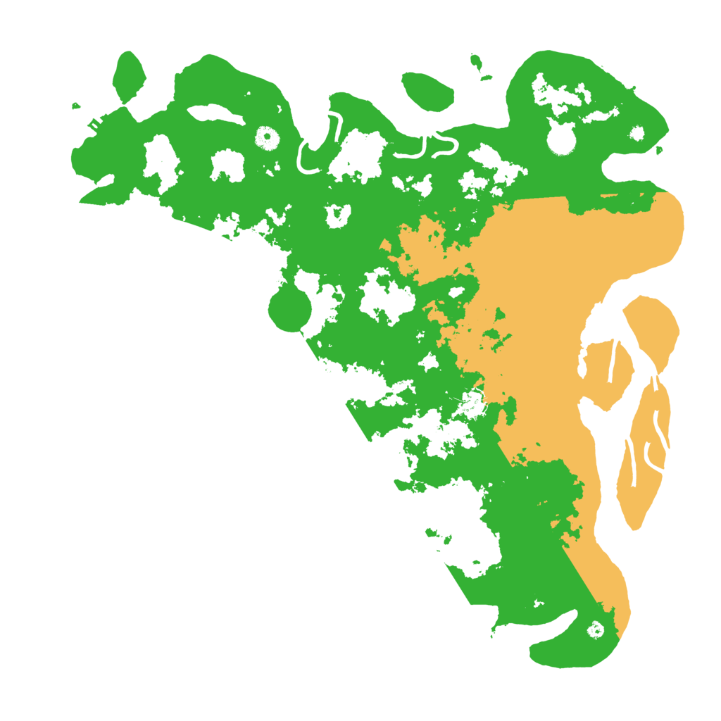 Biome Rust Map: Procedural Map, Size: 4500, Seed: 1543791159