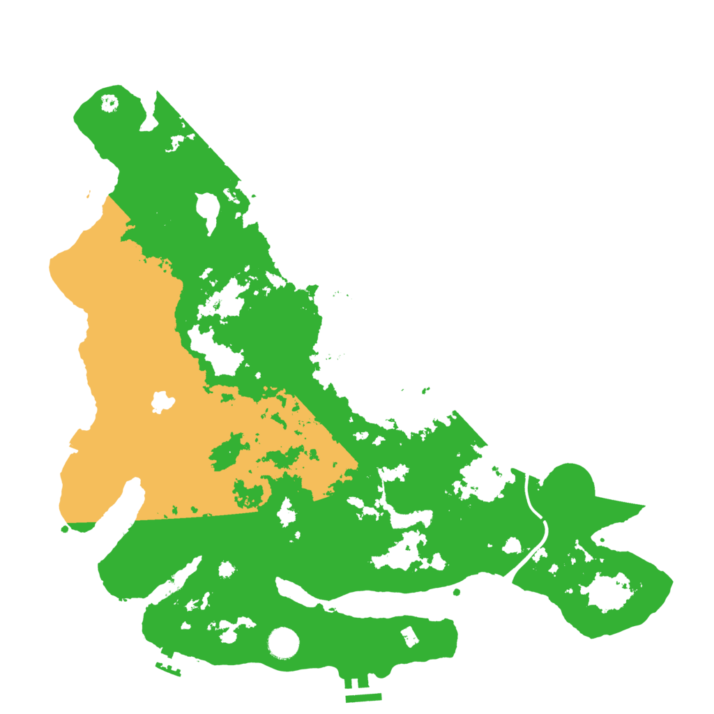 Biome Rust Map: Procedural Map, Size: 4000, Seed: 45977