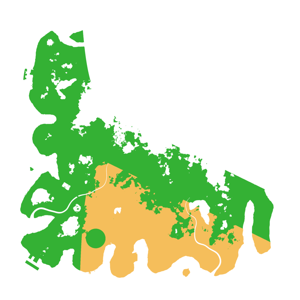 Biome Rust Map: Procedural Map, Size: 4050, Seed: 916152797