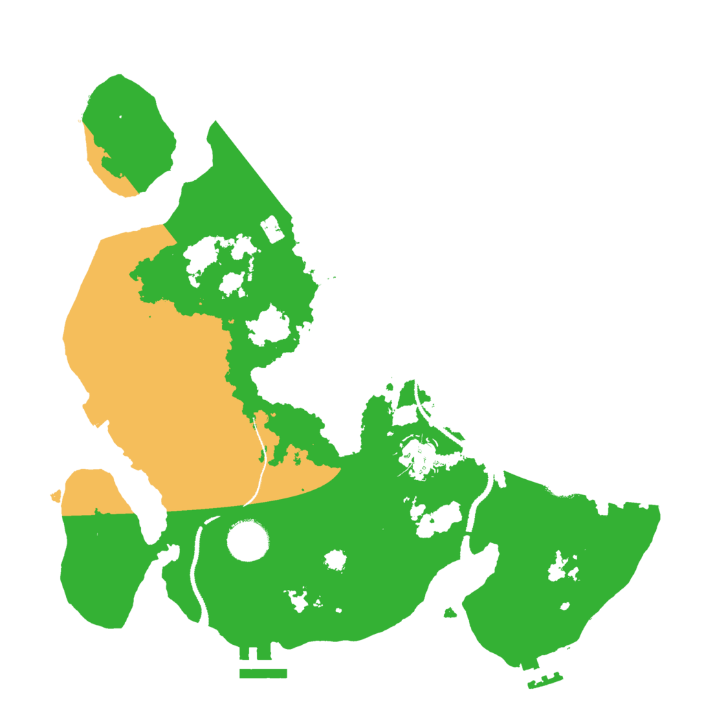 Biome Rust Map: Procedural Map, Size: 3000, Seed: 1645737645