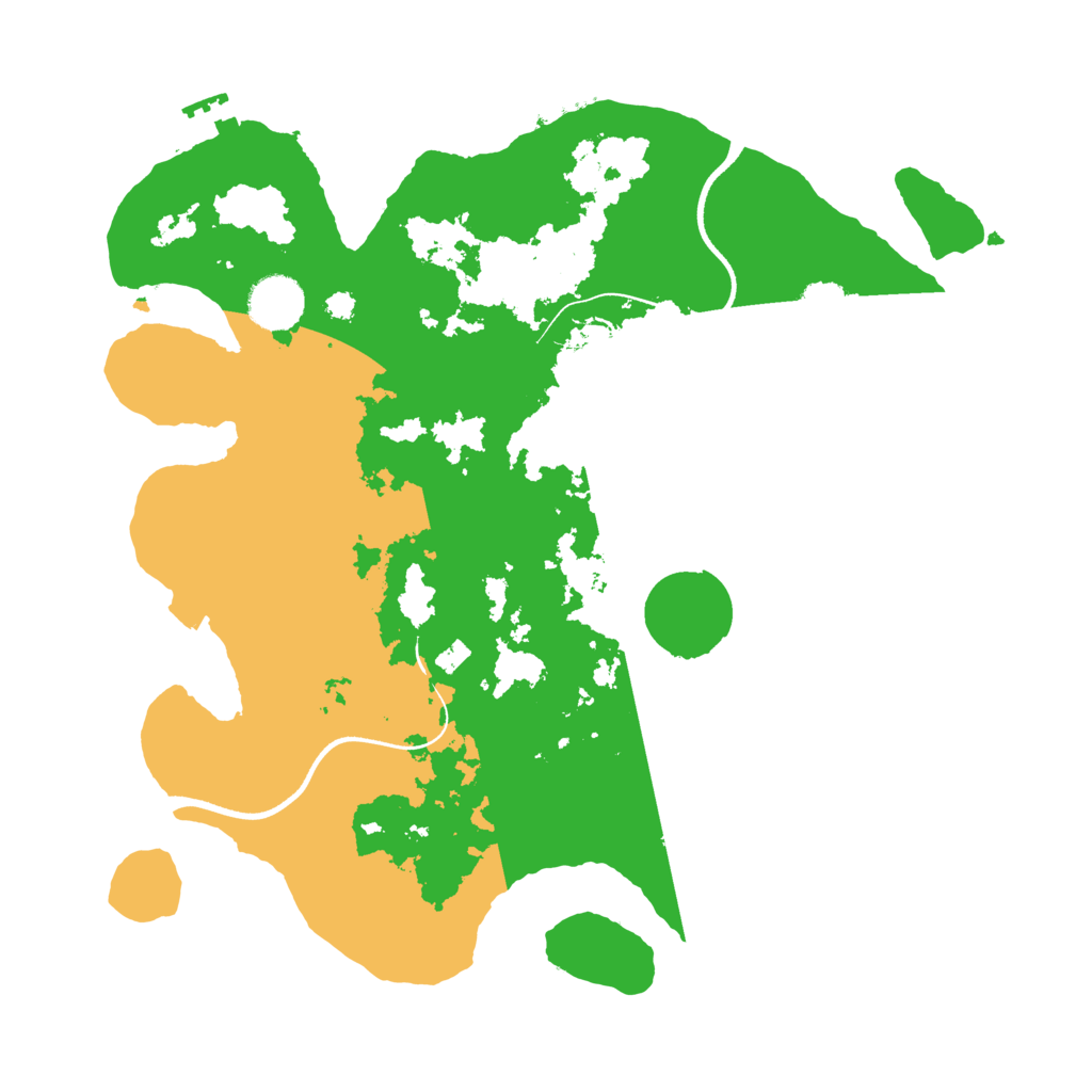 Biome Rust Map: Procedural Map, Size: 3500, Seed: 20220612