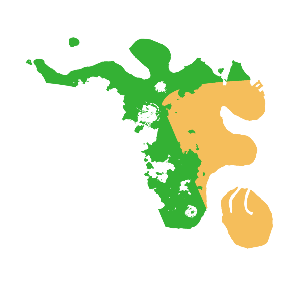 Biome Rust Map: Procedural Map, Size: 2514, Seed: 13830
