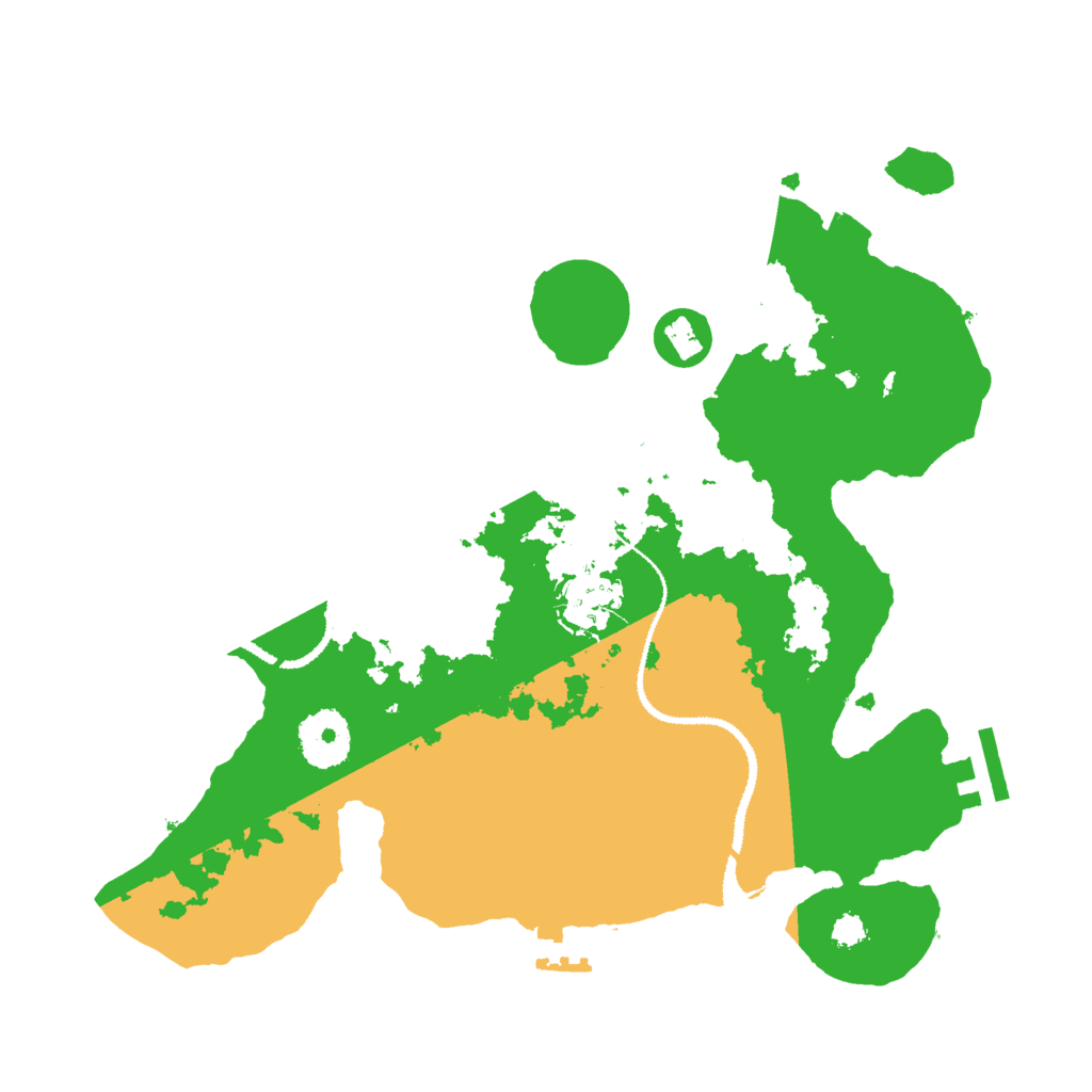 Biome Rust Map: Procedural Map, Size: 3000, Seed: 781506422