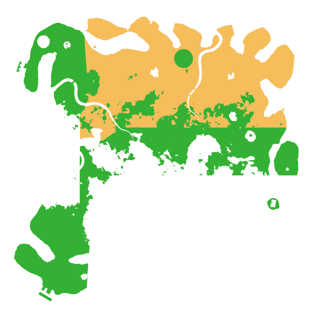 Biome Rust Map: Procedural Map, Size: 4500, Seed: 325211613