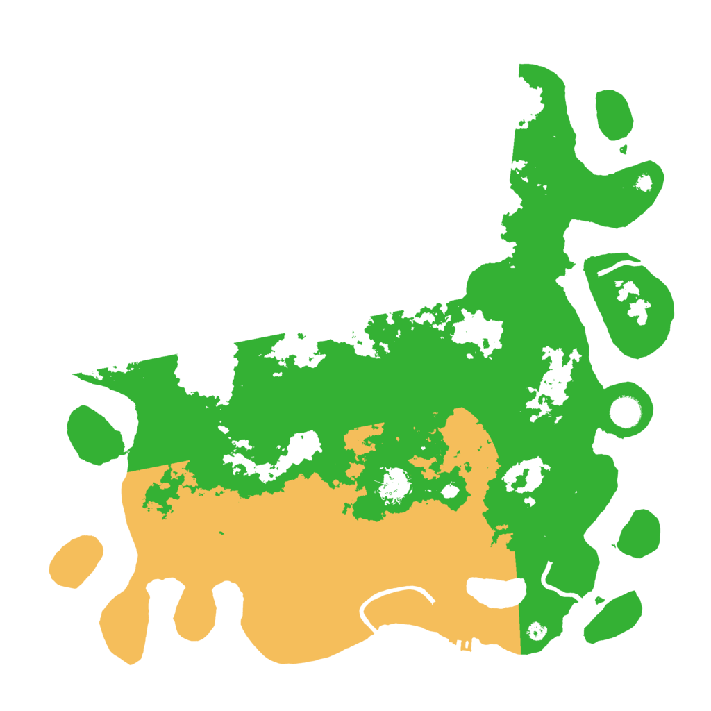 Biome Rust Map: Procedural Map, Size: 4000, Seed: 839711226