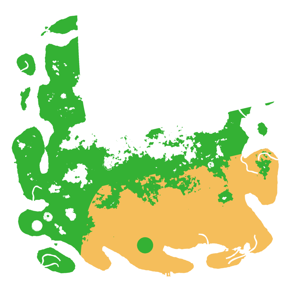 Biome Rust Map: Procedural Map, Size: 4800, Seed: 909303552