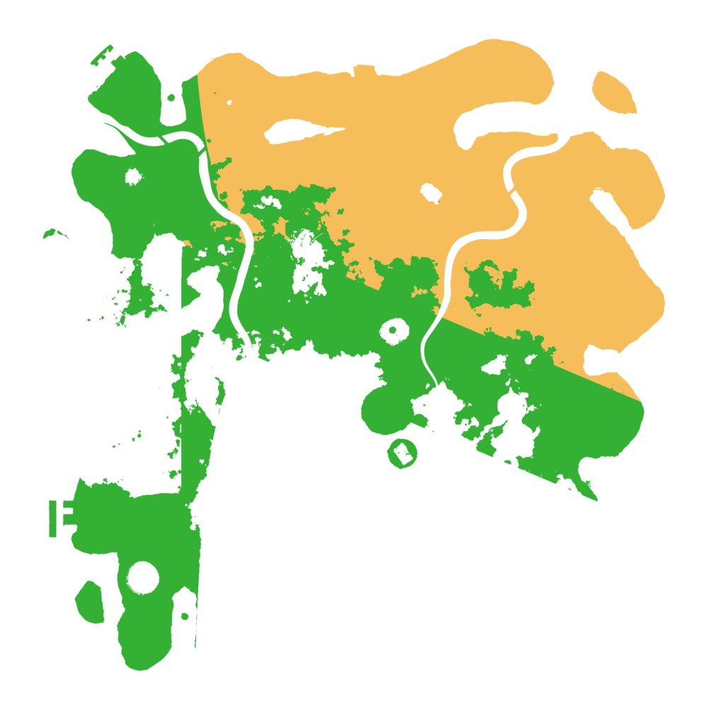 Biome Rust Map: Procedural Map, Size: 4000, Seed: 92890283