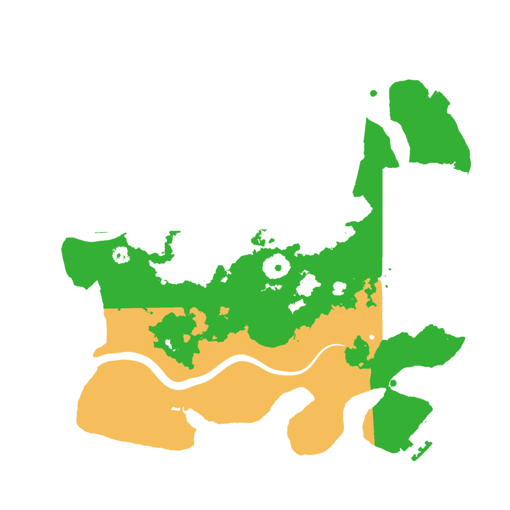 Biome Rust Map: Procedural Map, Size: 3000, Seed: 76856