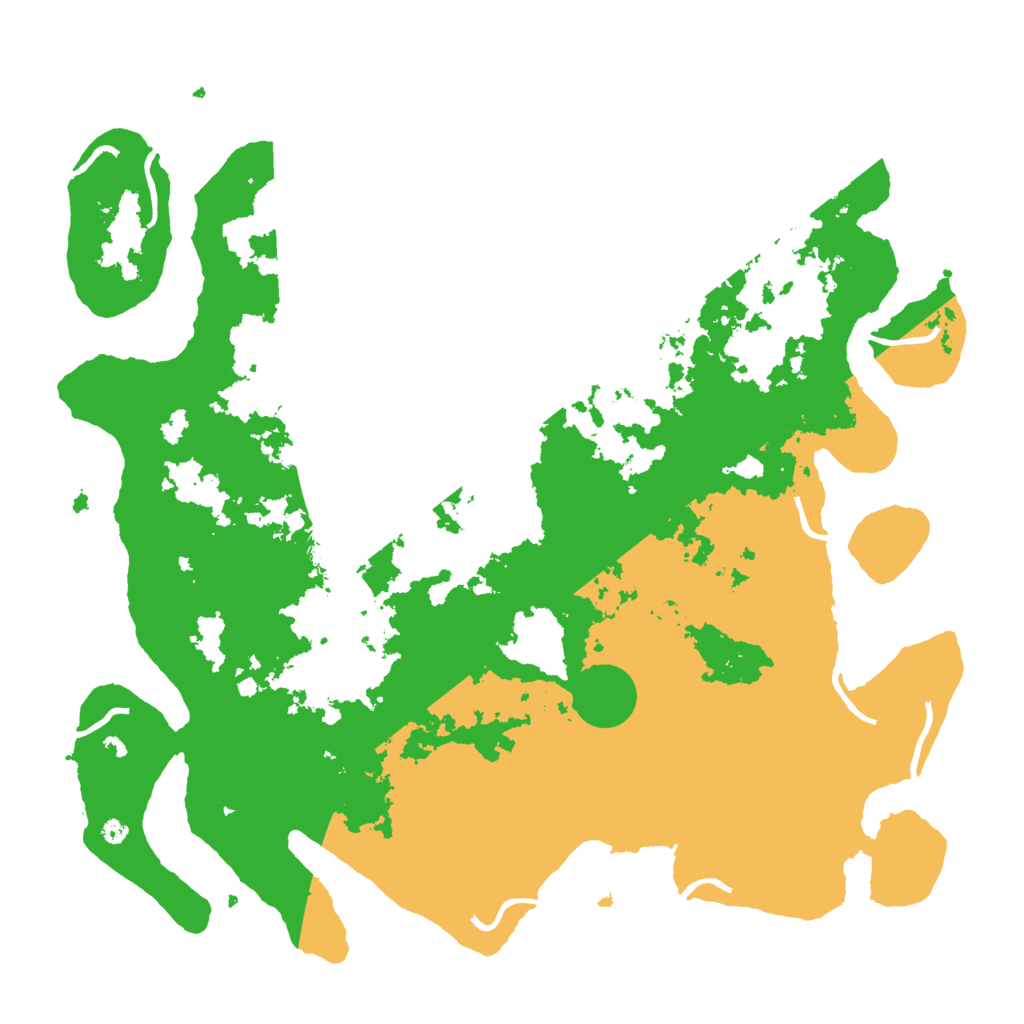 Biome Rust Map: Procedural Map, Size: 4250, Seed: 335535639