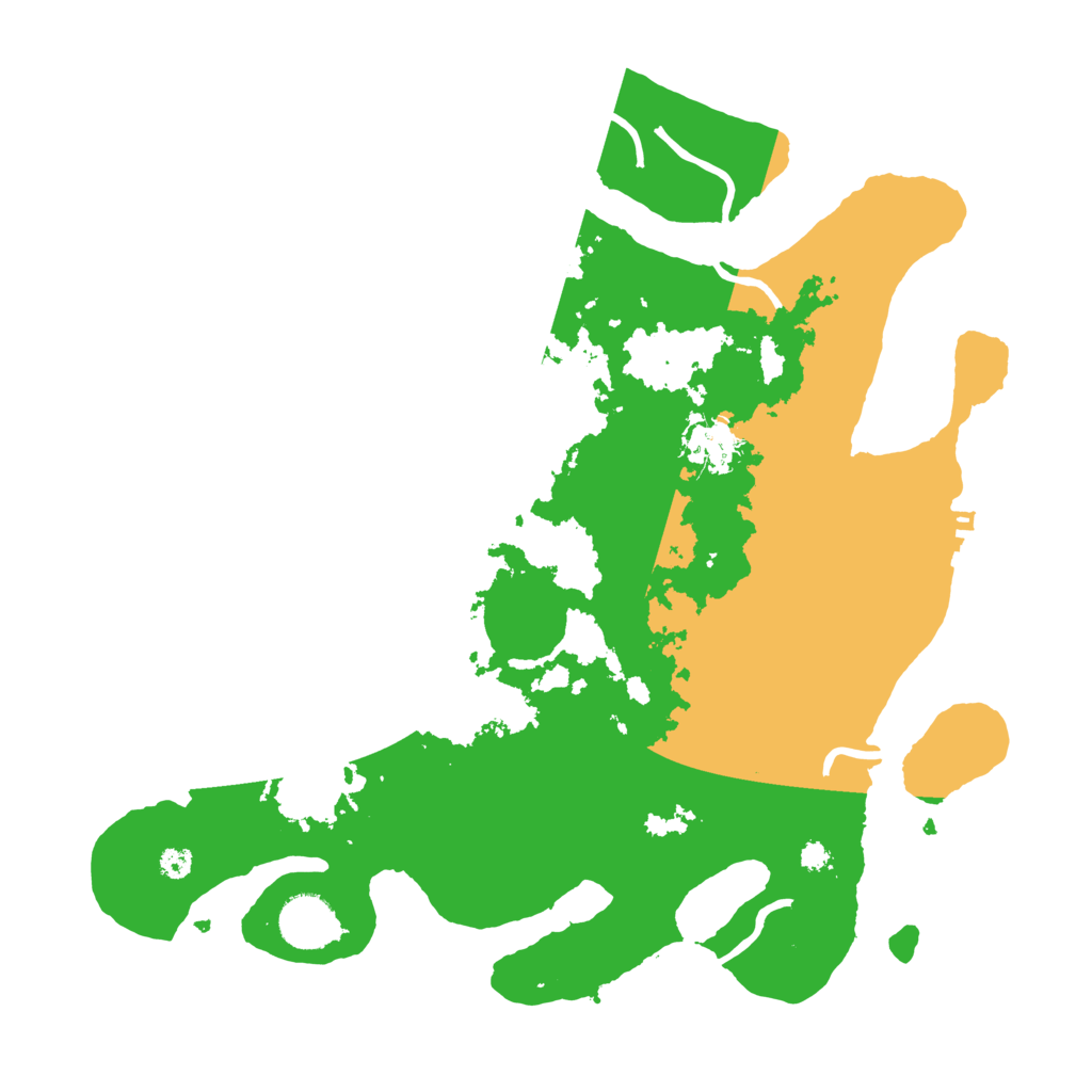 Biome Rust Map: Procedural Map, Size: 3500, Seed: 647787086
