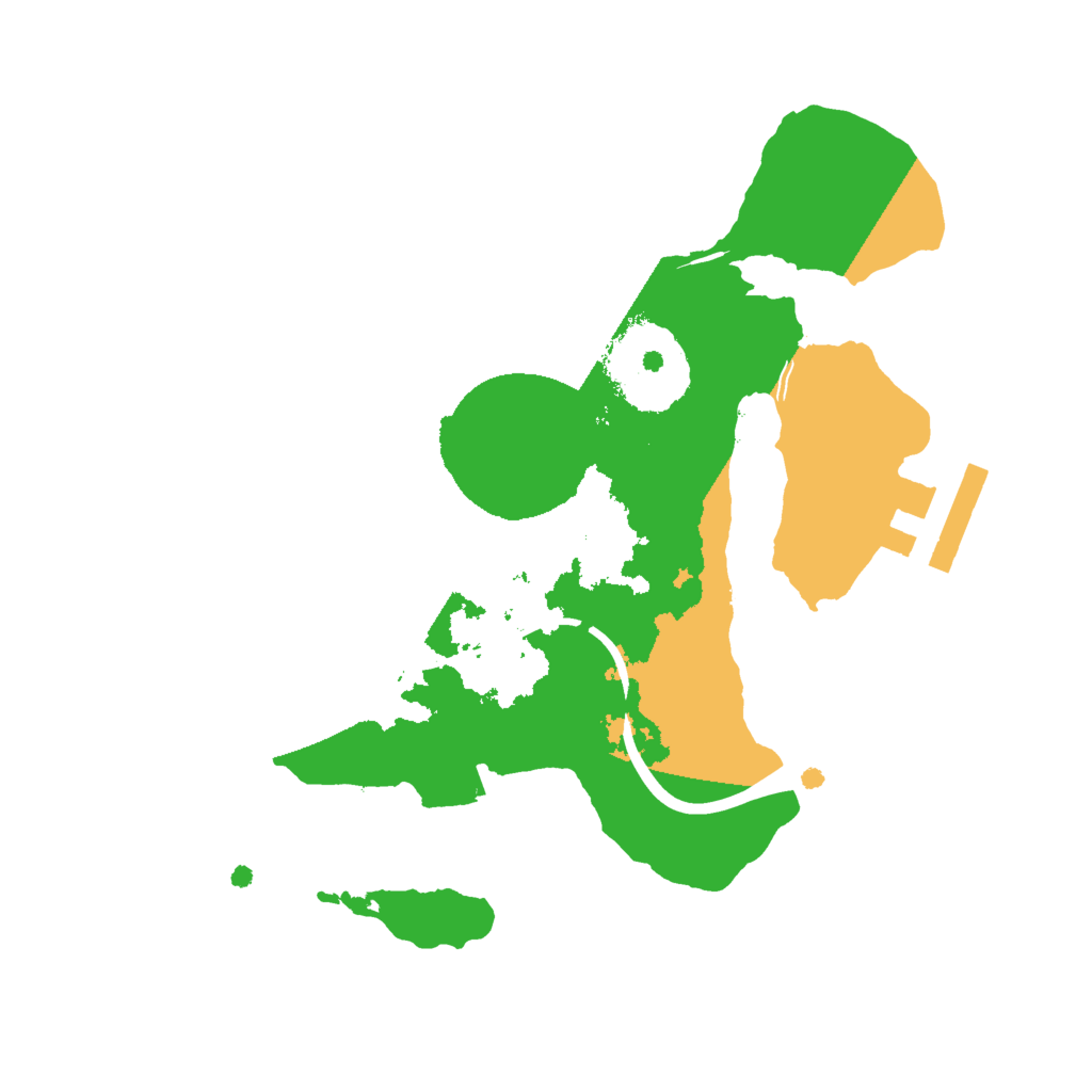 Biome Rust Map: Procedural Map, Size: 2000, Seed: 21