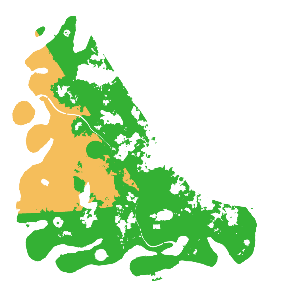 Biome Rust Map: Procedural Map, Size: 4300, Seed: 630997109
