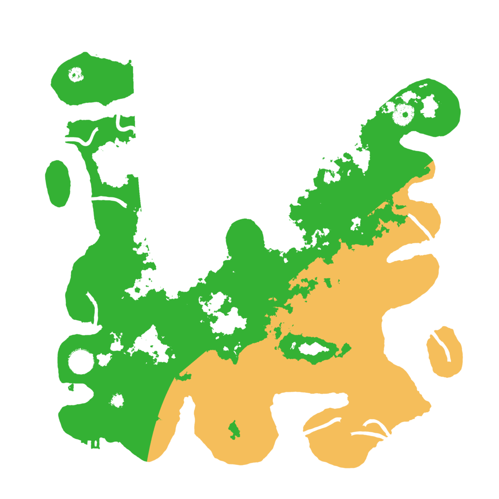 Biome Rust Map: Procedural Map, Size: 3500, Seed: 26331122