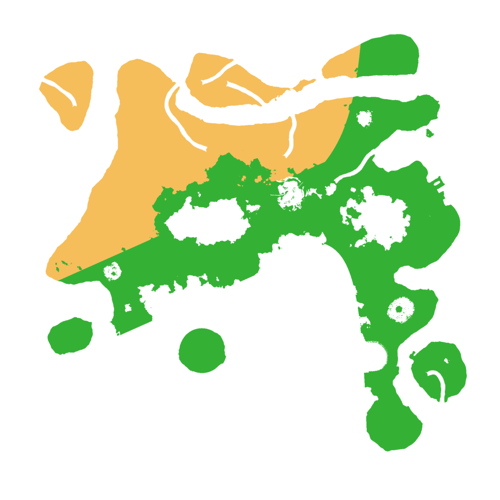 Biome Rust Map: Procedural Map, Size: 3000, Seed: 2038212613