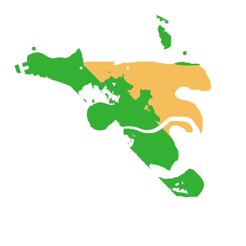 Biome Rust Map: Procedural Map, Size: 2500, Seed: 7234723