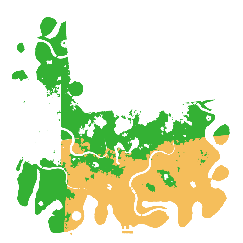 Biome Rust Map: Procedural Map, Size: 4500, Seed: 9010