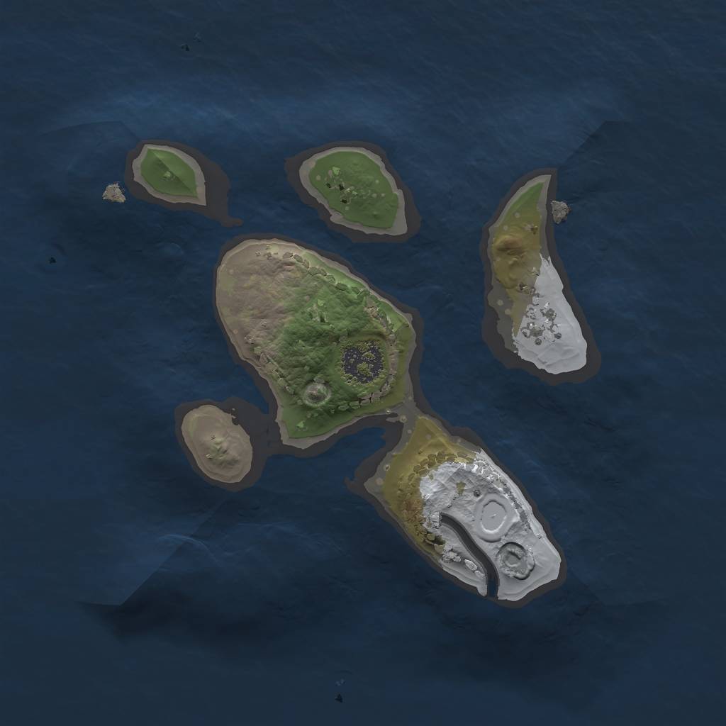 Rust Map: Procedural Map, Size: 1750, Seed: 82828282, 5 Monuments